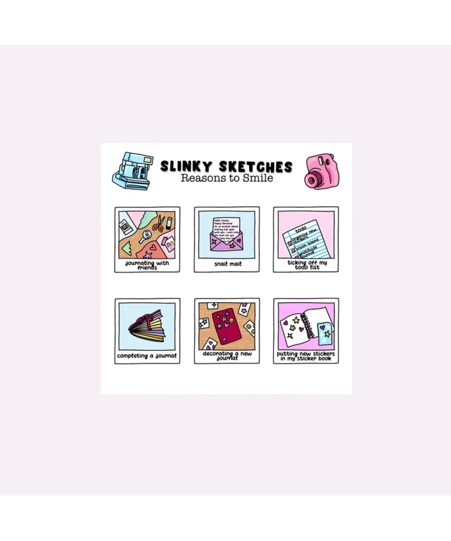 Reasons to Smile Sticker Sheet
