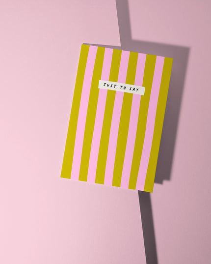 Just to Say Card