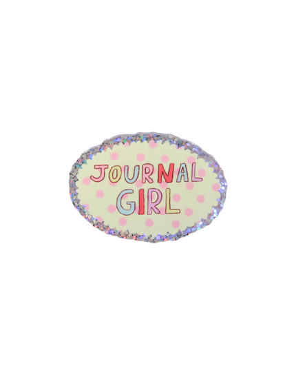 Journal Girl Sticker