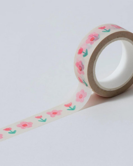 Pink Florals Washi Tape
