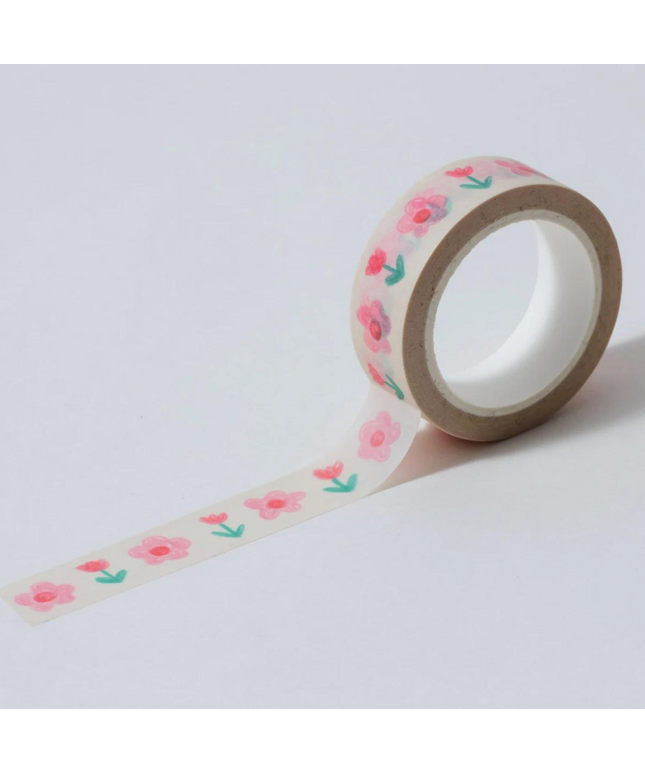 Pink Florals Washi Tape