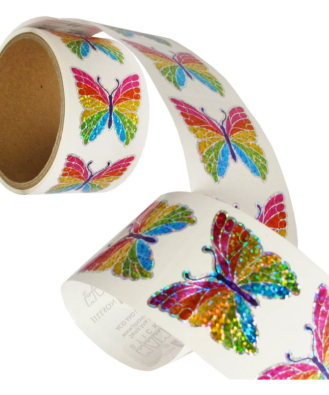 Butterfly Sticker (off the roll)