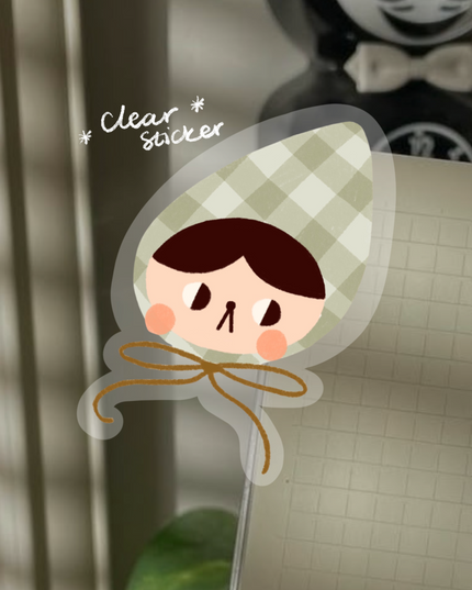 Little Lady Clear Sticker