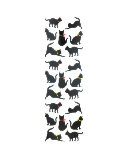 Black Cats Sticker Sheet