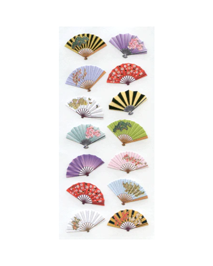 Paper Fan Sticker Sheet