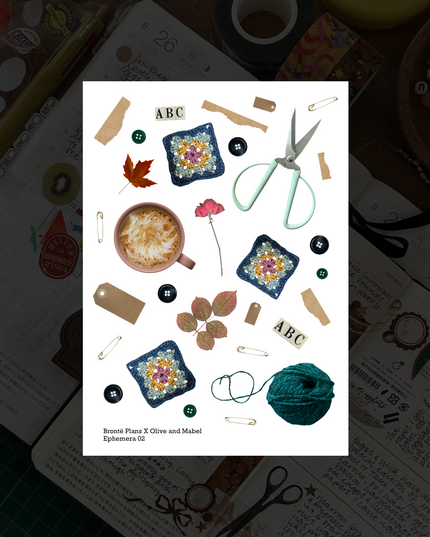 Ephemera 02 - Clear Sticker Sheet