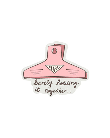 Journal Clip Clear Sticker