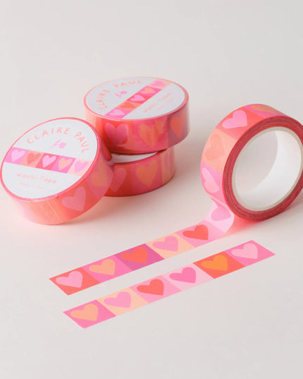Pink Hearts Washi Tape