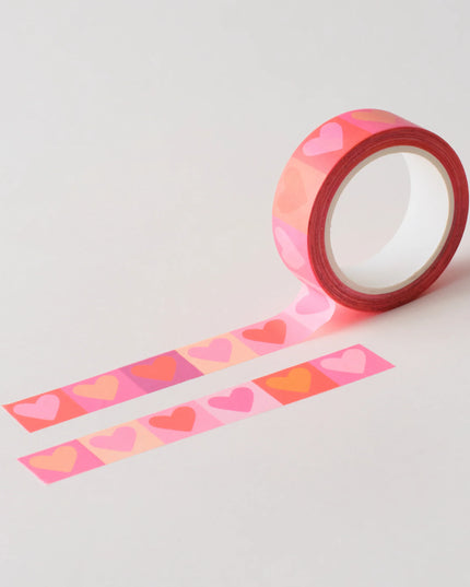 Pink Hearts Washi Tape