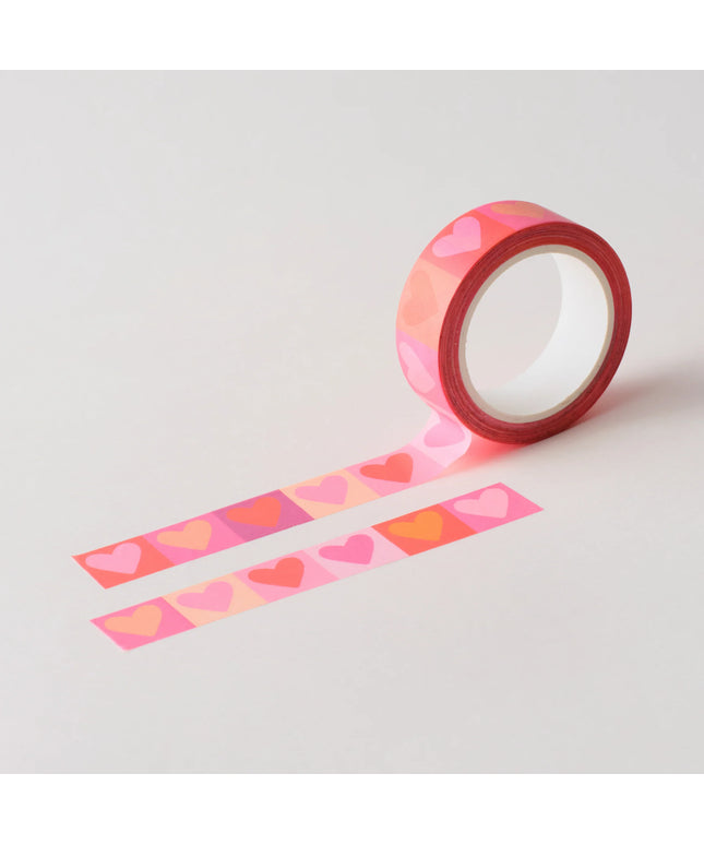 Pink Hearts Washi Tape