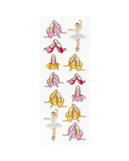 Glitter Ballet Sticker Sheet