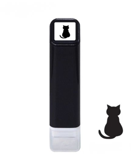Mini Black Cat Stamp