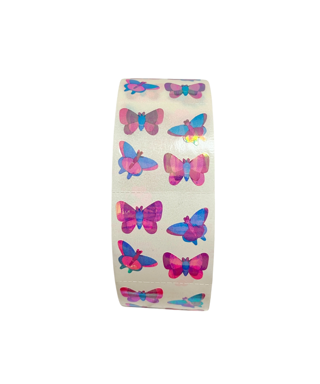 Pearlie Butterfly Stickers (off the roll)