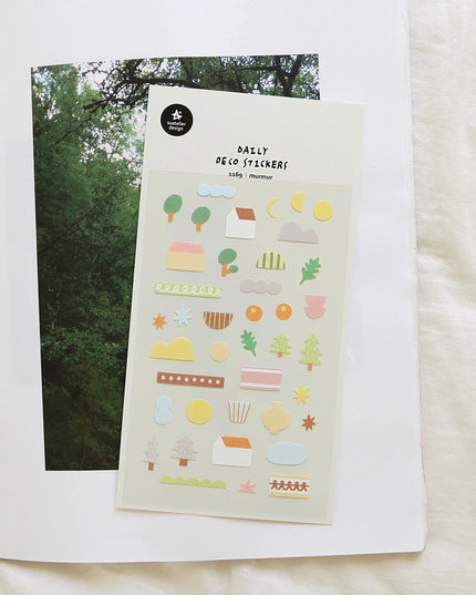 Little Homes Sticker Sheet