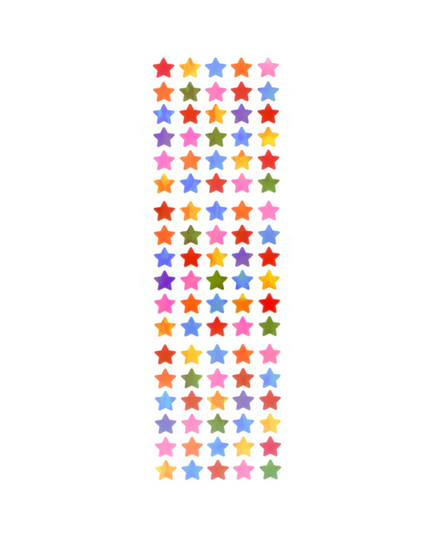 Pearlie Colourful Stars Sticker Sheet